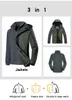 Skiing Suits Skiing Jackets 3 In 1 Men Women Winter Warm Ski Hooded Jacket Windproof Waterproof Wear-resisting Outdoors Hiking Climbing Coat 231116