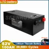 52 V 100AH ​​LTO z akumulatorami litowo -litowymi dla 4000 W 9000W Home Solar System City Siat