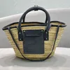 Le Petit Panier Soli Basket Tote TOTE TOTE TRIMMED TLEVED TOTE Womens Summer Beach Straw Bags torebki torebki na ramię 2023 Modne luksusowe designerskie torebki