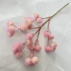 装飾的な花人工植物アップルグリーンシーウニウニウニの桜粉末タロホームガーデン飾り