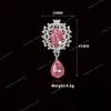 새로운 26 * 46mm 10pcs Crystal Rhinestone 브로치 액세서리 DIY 청첩장 카드 와인 유리 선물 상자 창조적 장식 주얼리 제작 주유 결과 발견