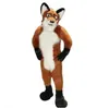 Simulering Brown Husky Dog Mascot Costume Carnival Unisex Outfit vuxna storlek Jul födelsedagsfest utomhusfestival klä upp reklamrekord