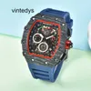 Luxury Quartz Watch High Precision 2023 Imitation Carbon Fiber Watch Trend Pin Men's Calendar Second Straight Quartz