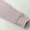 Pigiama Autunno Infantile Colore Rosa Ragazze Manica lunga O-Collo in cotone a costine Pigiama Abbigliamento 231117