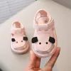 Sandals Summer 0-18 Months Infants Baby Unisex Boys Girls Kids Cute Cartoon Sandals Soft Sole First Walkers Toddler Shoes with Lights On 230417