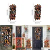 Party Decoration Halloween Wreath Door Hanging Boo Letter Pumpkin Doorplate Garland Garden Pendant Home Decor Supplies Drop Delivery Dh5Q8