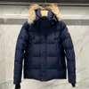 Canada Designer Carson Wyndham Parka Canadian Down Jackets Men Women Goose Jacket Casual Fashion Winter Coat Hooded Parkas Outerwear Coats Overcoat Navy