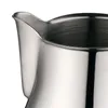 Melkkannen Milk Schuimen Pitcher Roestvrij staal Professionele melk Frother Jugs Barista Espresso Stoombeker Lange afgeronde tuit 350550750 ml 230417