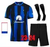 23 24 InTErs LUKAKU LAUTARO Milans soccer jerseys ANNIVERSARY CORREA DZEKO BARELLA SKRINIAR BROZOVIC Home away football shirt men and kids kit