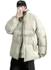 Men's Down Parkas 2023 veste d'hiver hommes Parkas épaissir manteau chaud hommes col montant couleur unie décontracté Parka femmes mode nouveau Streetwear mâle 5XL J231117