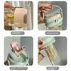 water bottle 650/800 ML Sports Water Cup Girls Cute Portable Coffee Cup Simple Straw Kettle with Tea Spacer dent Cup P230324
