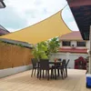 Ombra Impermeabile Anti-UV Parasole Vela Riparo Netto Esterno Giardino Patio Copertura Auto Tendalino Tenda da Campeggio 2.5x2.5M