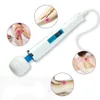 Party Favor Multi-Speed Handheld Massager Magic Wand Vibrating Massage Hitachi Motor Speed Adult Full Body Foot Toy For2919