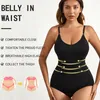 Kvinnors shapers bodysuit Shapewear Women Full Body Shaper Tummy Control Hip Bulifter Corset lår Reduktiv bantning Midjetränare Underkläder