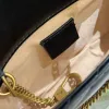 Designer Bag Marmont Women's Crossbody Bag Handbag Luxury Bag Metal Chain Luxury Handbag Classic Beautiful Shoulder Bag 3 Storlek Högkvalitativ bokstav Kvinnor plånbok