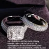 2023 Neue Luxus Blau Grün Silber Farbe Verlobung Ehering Set für Braut Frauen Dame Geschenk Liebe Bohe Designer Schmuck R3400 Mode SchmuckRinge Schmuck