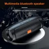 مكبر صوت بلوتوث مكبر صوت مزدوج ستيريو في الهواء الطلق TFUSB Playback FM Voice Broadcasting Sportable Subwoofer 50 Wireless Speaker