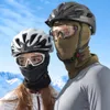Açık Şapkalar Spor Kış Termal Bisiklet Yüz Maskesi Balaclava Kafa Kapağı Kayak Bisiklet Motosiks Rüzgar Geçidi Yumuşak Sıcak MTB Bisiklet Şapkası Tavar 230414