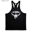 Męskie topy zbiornikowe męskie top gym dystans singlets Singlets Fitness Clothing trening bawełniany koszulka bez rękawów Summer