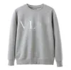 24SS Designer Valentine Sweat à capuche rond à capuche court Sve lâche hommes et femmes coton polyvalent demi Sve marque de mode veste Valantino Caot blanc