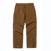Pantalon de travail à fermeture éclair lavé, qualité supérieure 1, matériau épais pour hommes et femmes, pantalon de sport décontracté