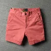Shorts pour hommes Shorts d'été pour hommes 5 parties Shorts décontractés Pantalons de travail Hommes Couleur unie Bermudas Hommes Court Homme Léger Mince 230417