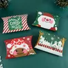 Emballage cadeau 12/24 pièces boîte d'oreiller de noël papier Kraft boîtes d'emballage de bonbons de noël enfants faveurs sacs année Navidad fête fournitures