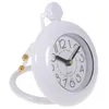 Wall Clocks Hanging Rope Clock White Modern Round Batteries Bathroom Waterproof Simple