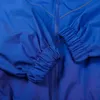 Men's Jackets Hip Hop Reflective Striped Jackets Mens Harajuku Patchwork Zipper Windbreaker Streetwear Casual Loose Varsity Coats Unisex Blue 231116