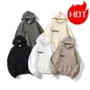 Homens e Mulheres Hoodies Lazer Moda Designer Tracksuit Essentialhoodie Set Casual Oversize Essentail Hoodie Pulôver Essentialclothing 16