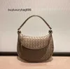 Bolsas de ombro Botteg Venet Gemelli Dennies Estilo Twin Bag Outono e Inverno Novo Couro Tecido Axilas para Mulheres Um Ombro Na Moda