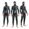 Yüzme Giyim 5mm Kamuflaj Uzun Kollu Yumruk Kapağı 2 Pip Neopren Dalış Takımı Erkekler Sıcak 231117