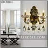 Brass Color Crystal Wall Sconces Light Fixture Wall Bracket Bra Light Crystal Light 2 lights home lighting