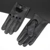 Guanti Five Fingers Consegna gratuita Guanti da moto in pelle di montone da uomo guanti protettivi per la guida e la guida di motociclisti vintage 231117