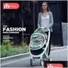 Passeggini # Passeggini per bambini possono sedersi e sdraiarsi Passeggino pieghevole invernale estivo portatile consegna a goccia maternità per bambini Dh1Wm