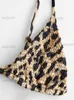 Kvinnors badkläder Zaful Women's Two Pieces Leopard Animal Floral Print Halter Tie Side Triangle Sexiga baddräkter Sexig baddräkt strandkläder T230417