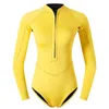 Swim Wear Womens Diving Suit 2mm neoprenutrustning rosa långärmad bikini baddräkt Korean 231117