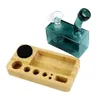 Hookahs Dual Use Dab Slab Mini-Wasserpfeifenablage mit Werkzeughaltern und Vorratsglas aus der China Glass Bong Factory