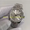 7 estilo mulheres 904l Aço relógios 31mm femininos 278274 Diamante prateado Dial Dial