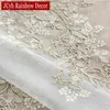 Curtain Sheer Curtains For Living Room Luxury Bedroom Tulle Curtains For Window Embroidered Wedding Girls White Drapes Firany Cortina 230417