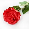 Fleurs décoratives Couronnes 1 pc Latex Rose Fleur Artificielle Pour Mariage Saint Valentin Fête Mariée Bouquet Soie Décor Anniversaire Mère G