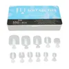 False Nails Toenail Tips Full Cover Clear Artificial Ultrathin Multi Size Breathable Toe Nail With Storage Box H