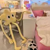 Plush Dolls 160cm Giant Long legged Star Pillow Cute Pink Flower Sofa Stuffed Cushion Birthday Gift 231116