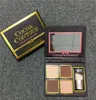 Nowy makijaż Cocoa Contoa Palette Paleta Nude Color Face Concoreer czekoladowy cień do powiek z konturem BUKI Brush DHL 7722791