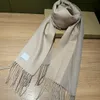 Cashmere Scarf Wrap Grey Men Winter Warm Wool Scarf Shawl Pashmina