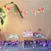 Decoración de fiesta Hawaiian Flamingo Garlands Piña Connut Tree Banner Verano Aloha Girl Cumpleaños Tropical Hawaii Amor Boda