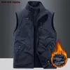 Men's Vests Outdoors Gilet Men Casual Heated Vest Man Plus Size Body Warmer Hiking Clothing Luxury Thermal Fashion Men's Heating Winter Coat 231117