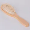 Brosse en bambou naturel entier, soins de santé, peignes de Massage, antistatique, démêlant, Airbag, outil de coiffure, Satin