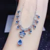 Handmade Crown Diamond Necklace Sterling Silver Party Wedding Pendants Necklace For Women Engagement Chocker Jewelry Gift