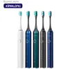 Zahnbürste XIMALONG Zahnbürste T7 Elektrische Zahnbürste Schallbürste Ultraschall-Bleaching-Zahnvibrator Drahtloser Mundhygienereiniger Q231117